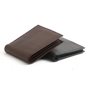 Pack of 2 13 Pocket Genuine Sheep Leather Wallet For Him SLW#04